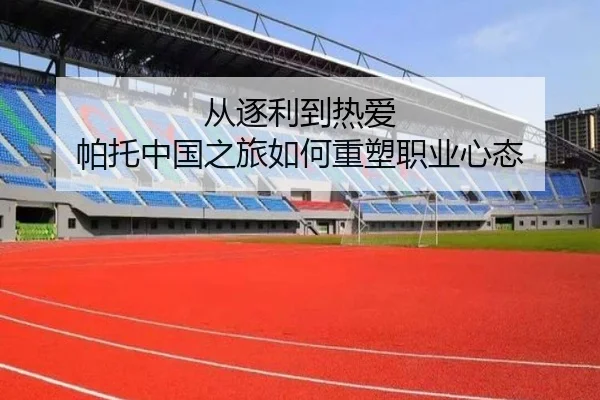 从逐利到热爱 帕托中国之旅如何重塑职业心态